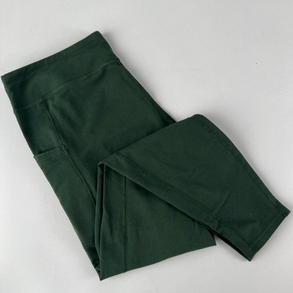 Pact Leggings Womens XL Green On The Go-To Pocket Legging Organic Cotton